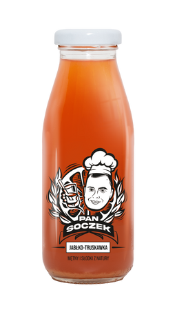 Sok Jabłko-Truskawka 100% Pan Soczek 250 ml (zgrzewka 12 sztuk)