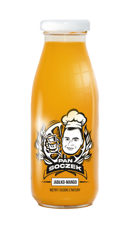 Sok Jabłko-Mango 100% "Pan Soczek" 250 ml (zgrzewka 12 sztuk)