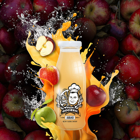 Sok jabłkowy 100% "Pan Soczek" 250ML (zgrzewka 12 sztuk)