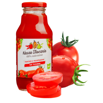 Sok z Pomidorów Polnych z Przyprawami 330ml "Nasza Tłocznia"