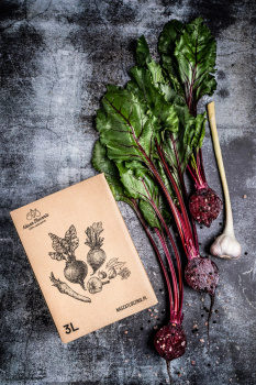 Zakwas z Buraka z przyprawami 3L Tłoczony Niepasteryzowany "Nasza Tłocznia"