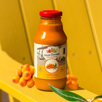 Sok tłoczony z Rokitnika 100% naturalny 330 ml "Nasza Tłocznia"